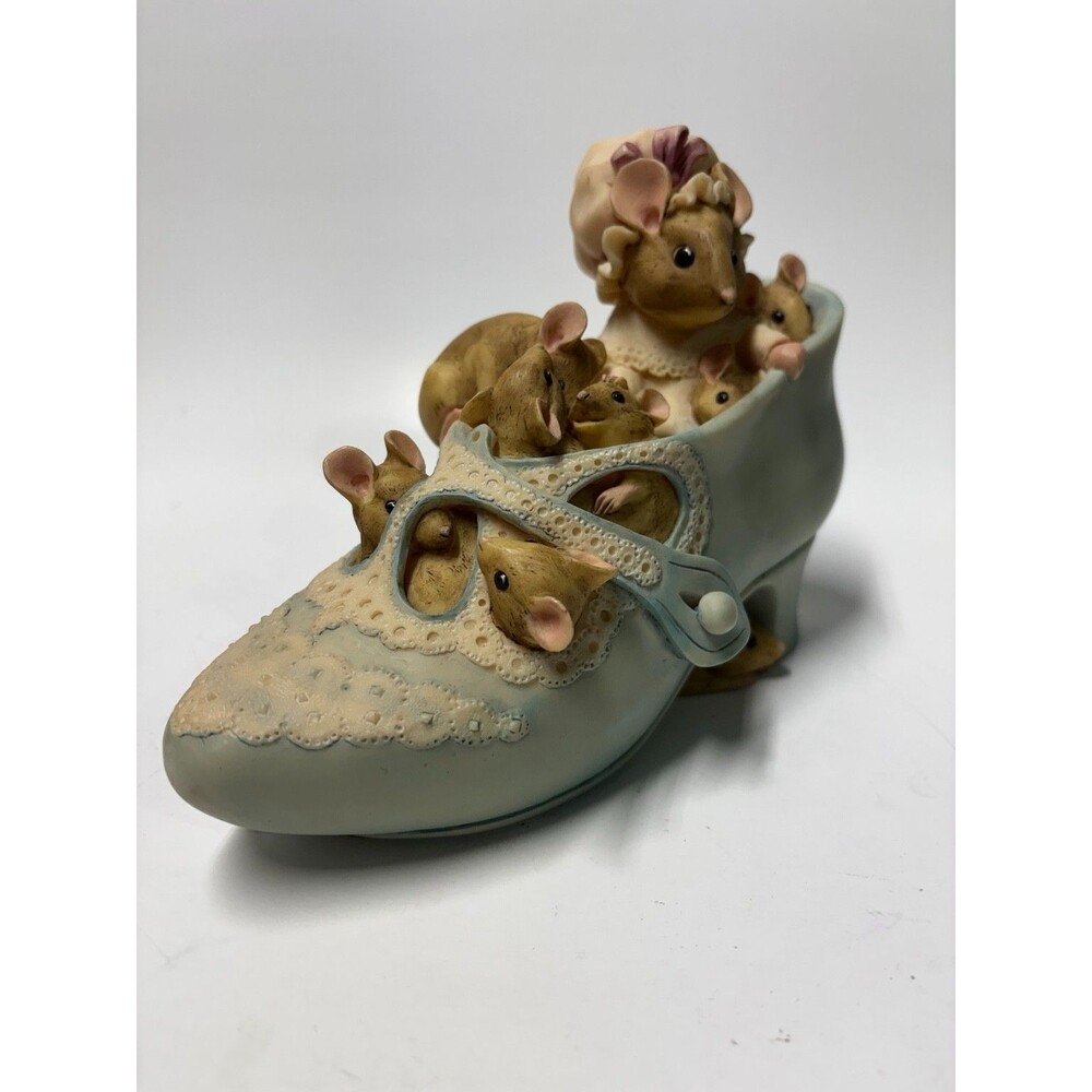 1994 Beatrix Potter Old Woman Who Lived In A Shoe Bank Mrs Tittlemouse Mice Char - Picture 1 of 10